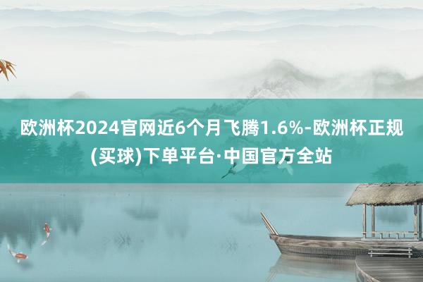 欧洲杯2024官网近6个月飞腾1.6%-欧洲杯正规(买球)下单平台·中国官方全站