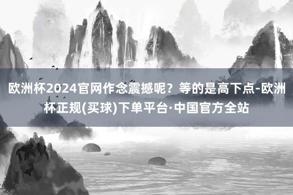欧洲杯2024官网作念震撼呢？等的是高下点-欧洲杯正规(买球)下单平台·中国官方全站